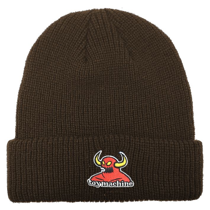 TOY MACHINE MONSTER BEANIE BROWN