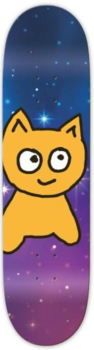 MEOW TEAM BIG CAT GALAXY MINI DECK 7.25 X 29.00