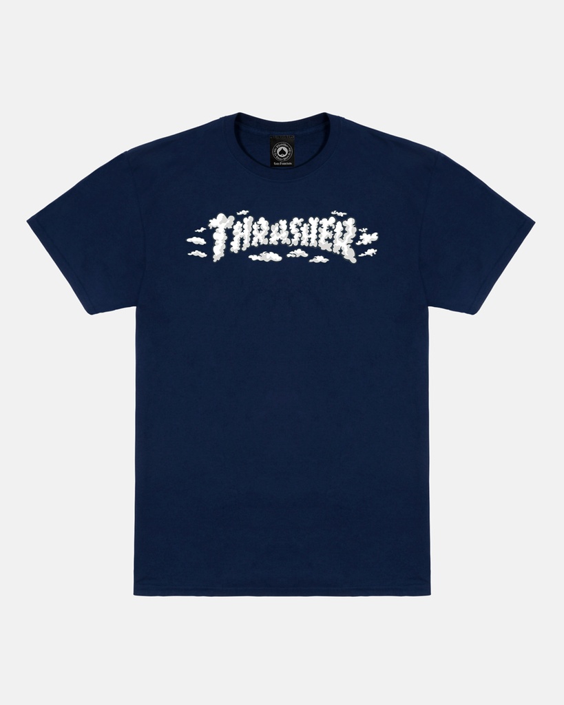 THRASHER SPANKY CLOUDS NAVY SS M