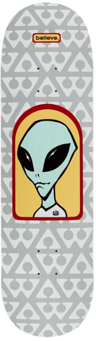 ALIEN WORKSHOP TEAM BELIEVE PATTERN DECK 8.62