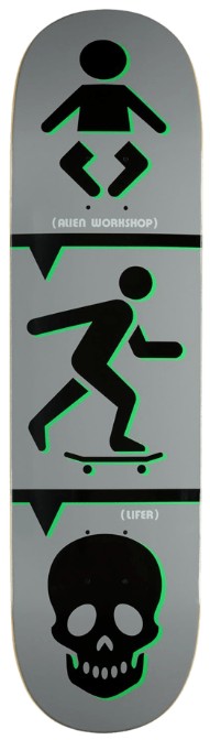 ALIEN WORKSHOP TEAM LIFER DECK 8.44