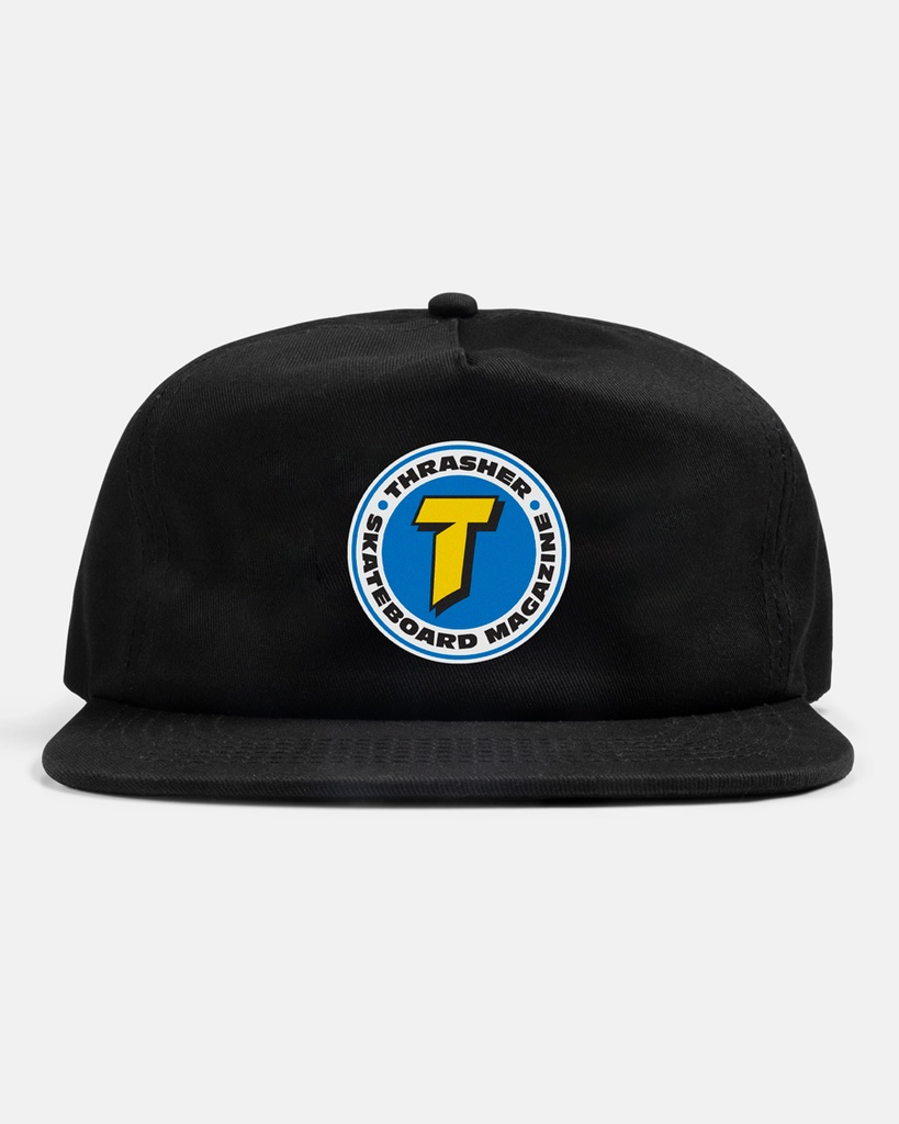 THRASHER NUMBER 1 REDUX SNAPBACK HAT BLACK