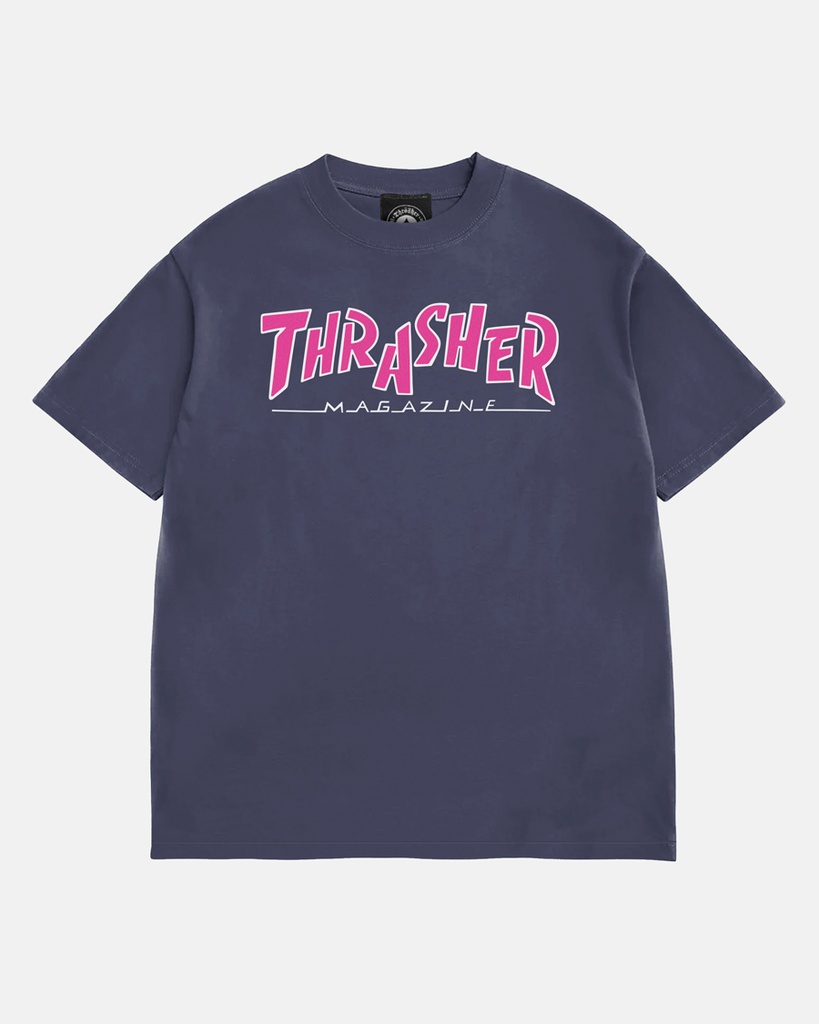 THRASHER PARRA MAG VINTAGE NAVY SS L