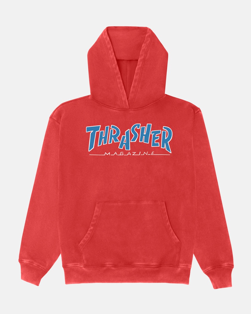 THRASHER PARRA MAG VINTAGE RED HD/SWT L