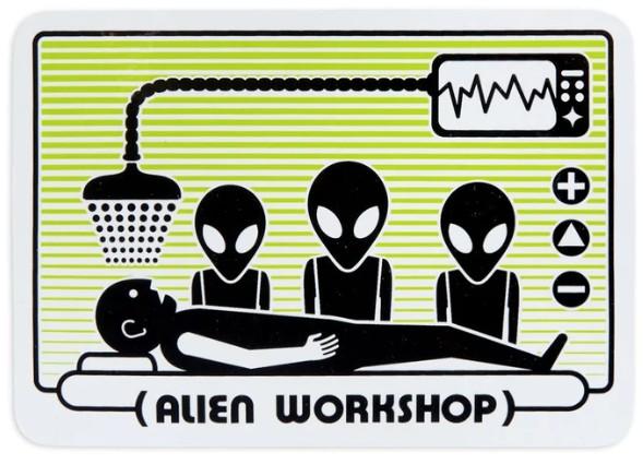 ALIEN WORKSHOP ABDUCTION STICKER