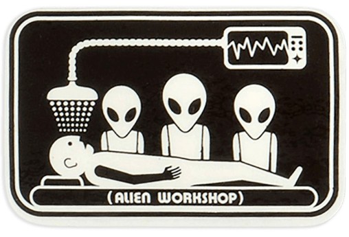 ALIEN WORKSHOP ABDUCTION STICKER