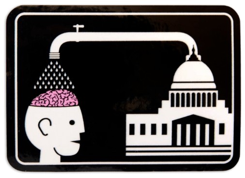ALIEN WORKSHOP BRAINWASH STICKER