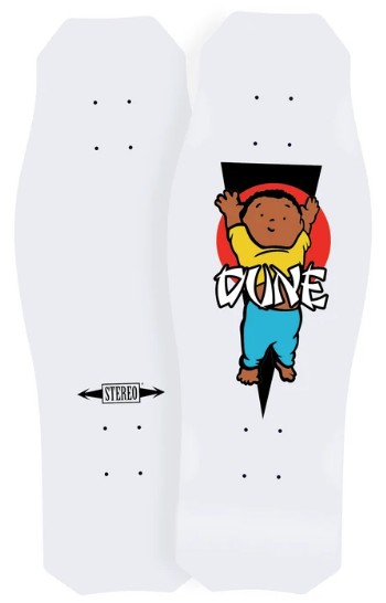STEREO DUNE X HOSOI HAMMERHEAD SHAPED DECK 9.50 X 31.00 (HAND SCREEENED)