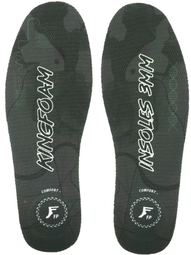 FOOTPRINT KINGFOAM 3MM BLACK CAMO/WHITE INSOLE MEDIUM (5-10.5)