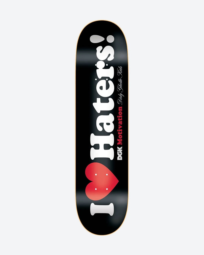 DGK TEAM HATERS BLACK DECK 8.38
