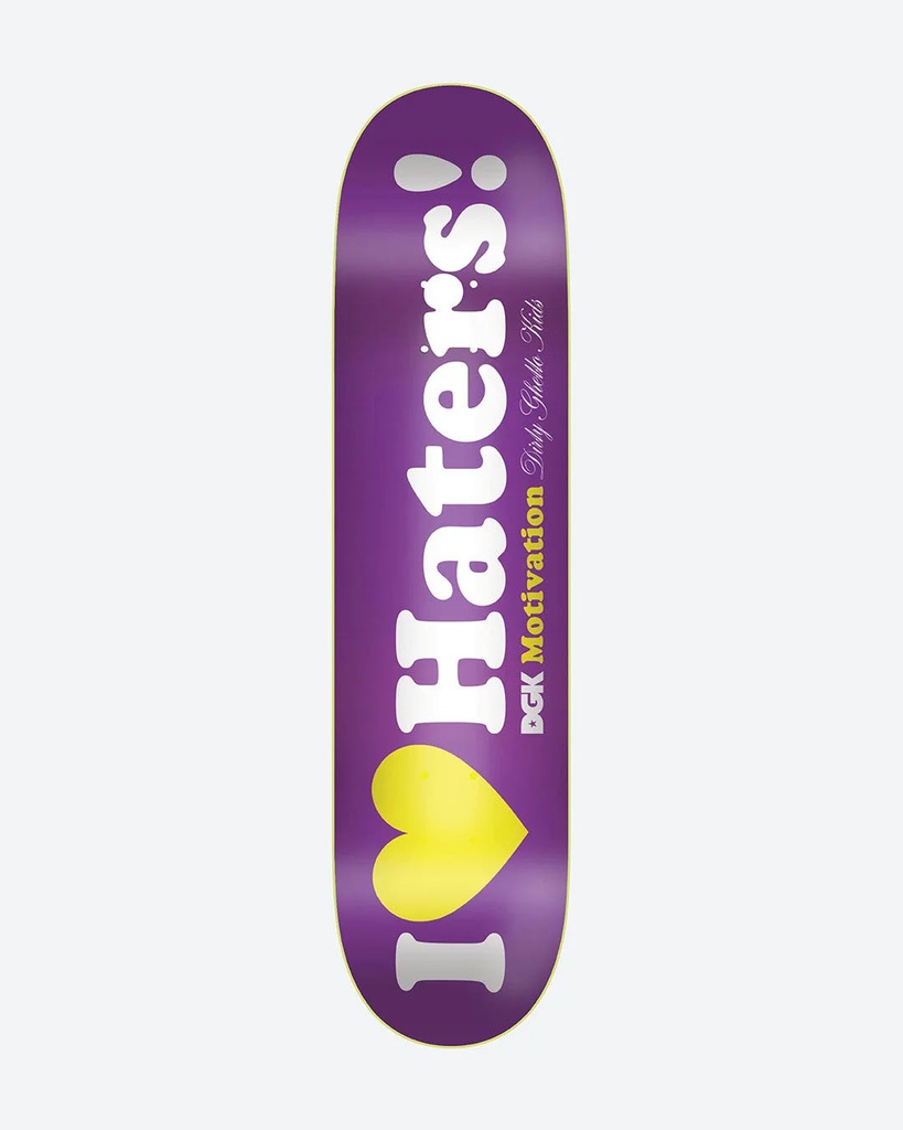 DGK TEAM HATERS PURPLE DECK 8.06