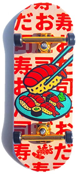 LC BOARDS SNACK SERIES SUSHI FOAM GRIPTAPE COMPLETE 98 X 34