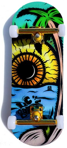 LC BOARDS SUN BURN FOAM GRIPTAPE COMPLETE 98 X 34