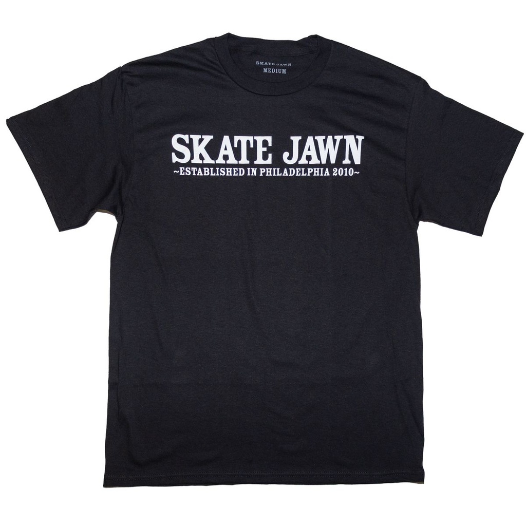 SKATE JAWN ESTABLISHED BLACK SS XL