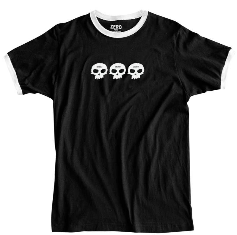 ZERO 3 SKULL RINGER BLACK SS M