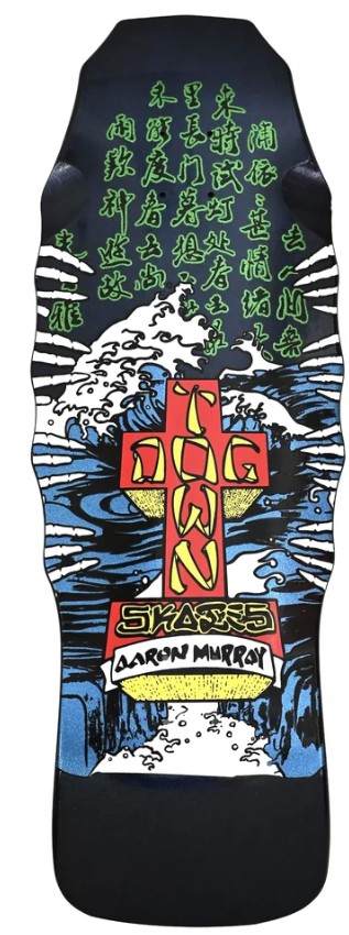DOGTOWN AARON MURRAY FINGERS 80'S REISSUE BLACK GLOSS/DIAMOND ICE PEARL DECK 10.21 X 30.91