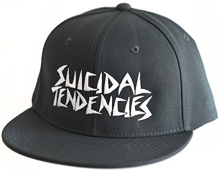 DOGTOWN X SUICIDAL TENDENCIES ST OG EMBROIDERED HAT CHARCOAL