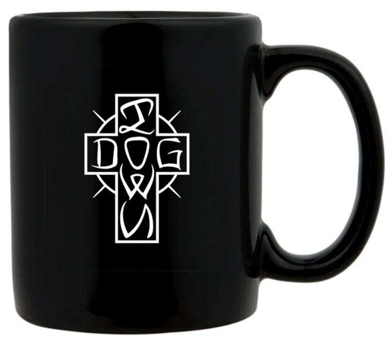 DOGTOWN ESE CROSS LOGO MUG 11 OZ BLACK