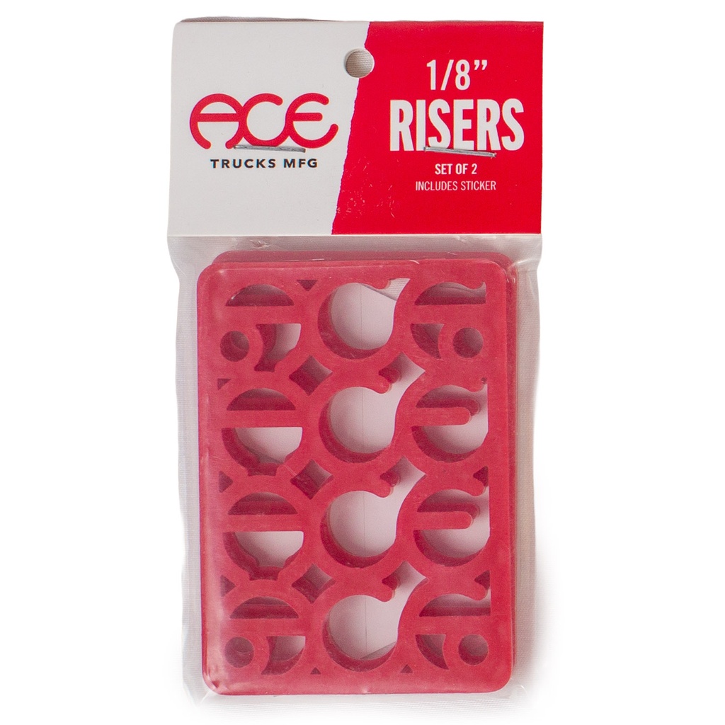 ACE SHIMS RISER PADS 1/8" RED