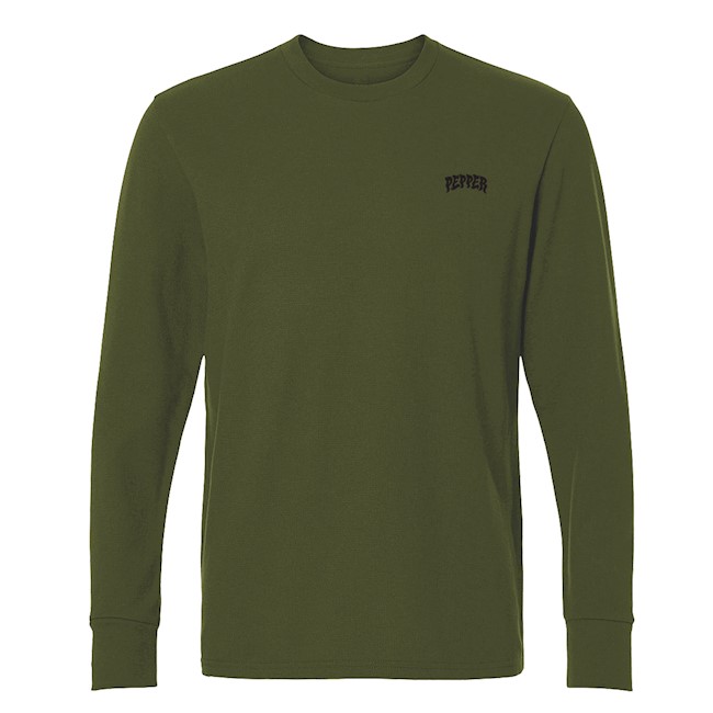 PEPPER LOGO THERMAL GREEN LS M