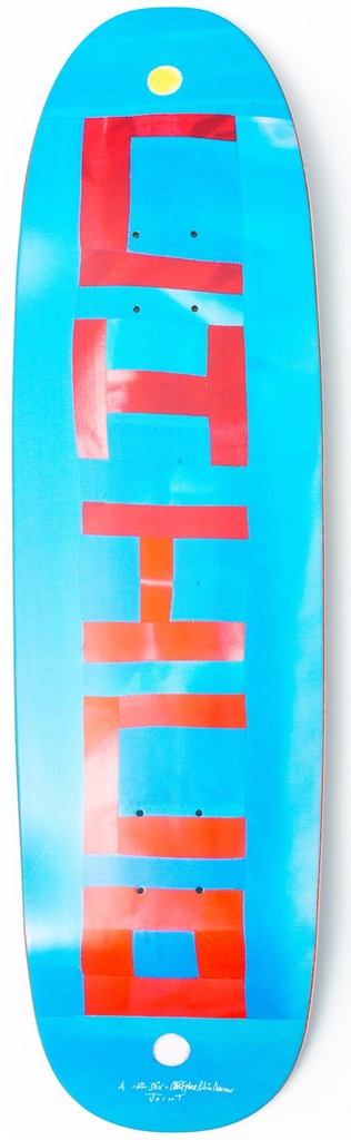 CHICO STIX WOLF/STRAWBERRY MOON BIG BOY JR SHAPED DECK 8.75