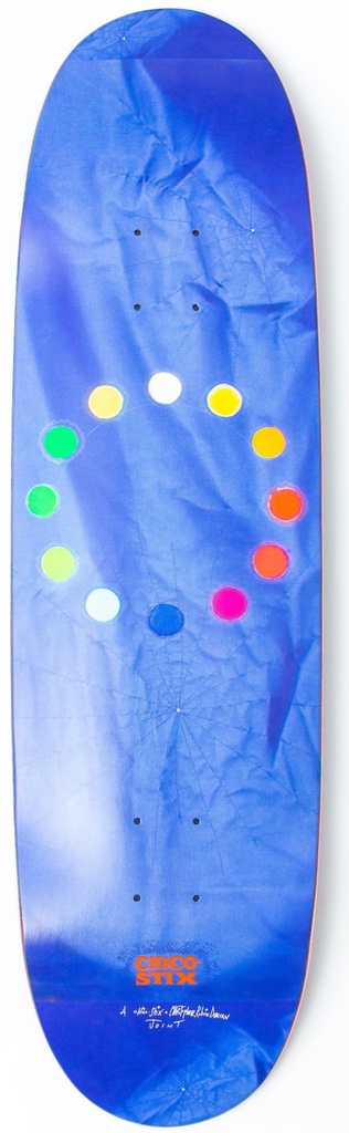 CHICO STIX WOLF/STRAWBERRY MOON EGG SHAPED DECK 8.75
