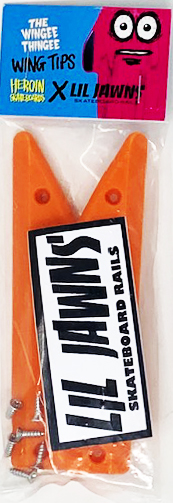 LIL JAWNS X HEROIN WINGEE THINGEE WING TIPS ORANGE