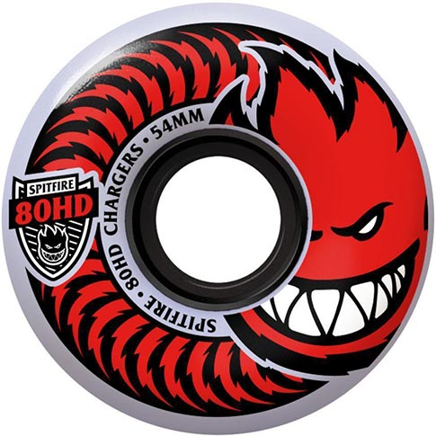 SPITFIRE 80HD CHARGER CLASSIC FULL CLEAR/RED 58MM (NO PACKAGING Set of 4)