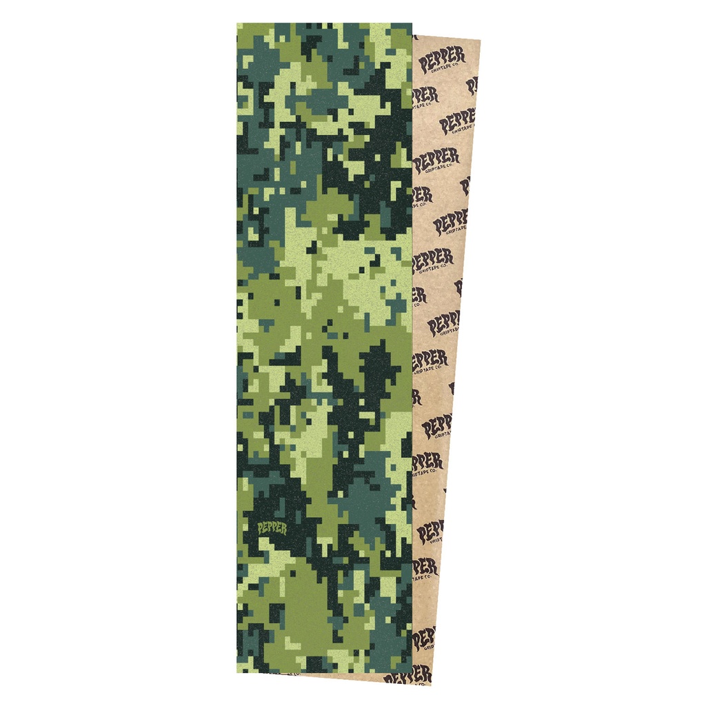 PEPPER G5 8 BIT CAMO GRAPHIC GRIPTAPE SHEET 9.00 X 33.50