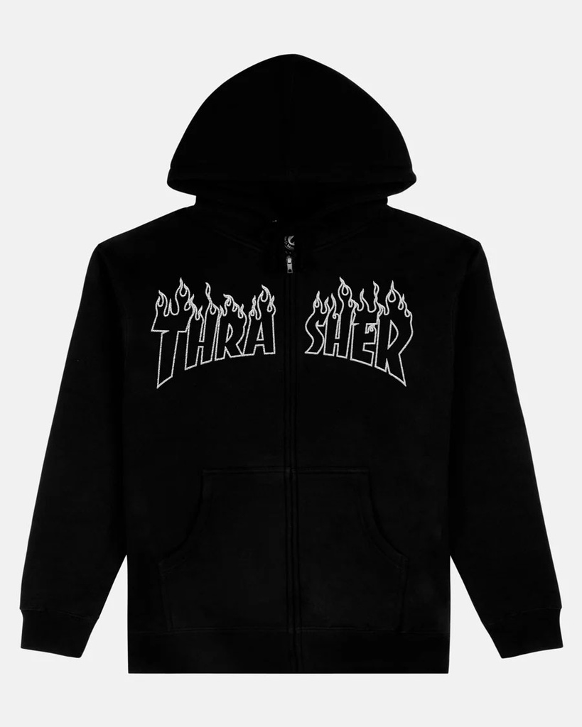THRASHER FLAME EMB. HZ/SWT M