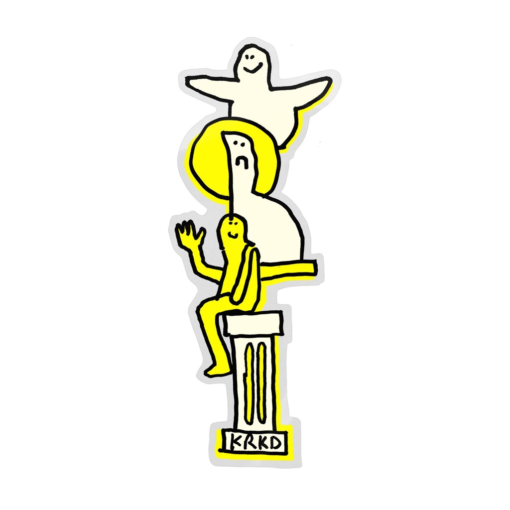 KROOKED SCULPTURE GARDEN STICKER MD