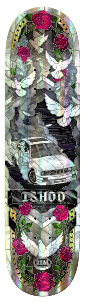 REAL ISHOD HOLO FOIL CATHEDRAL II TWIN TAIL DECK 8.30