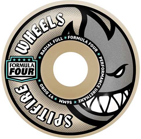 SPITFIRE FORMULA FOUR RADIAL FULL 56MM 97D (Set of 4)