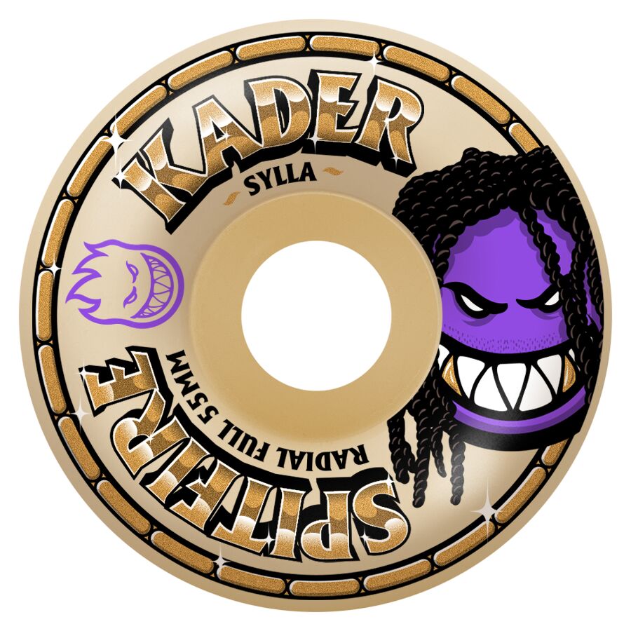 SPITFIRE FORMULA FOUR KADER ROLLY RADIAL FULL 55MM 99D (Set of 4)