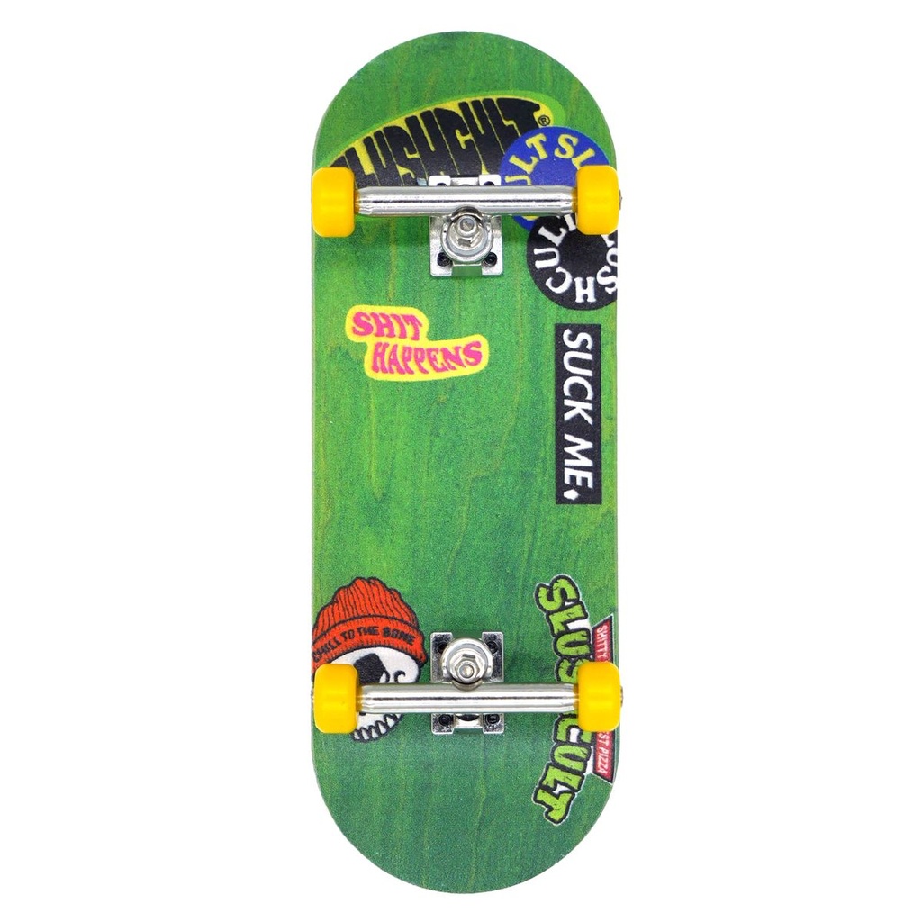 SLUSHCULT GROM SERIES STICKER SLAP FOAM GRIPTAPE FINGERBOARD COMPLETE 34 X 98