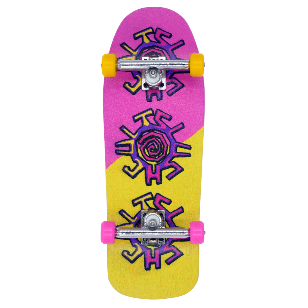 SLUSHCULT GROM SERIES STICKER LOST FOAM GRIPTAPE FINGERBOARD COMPLETE 34 X 98