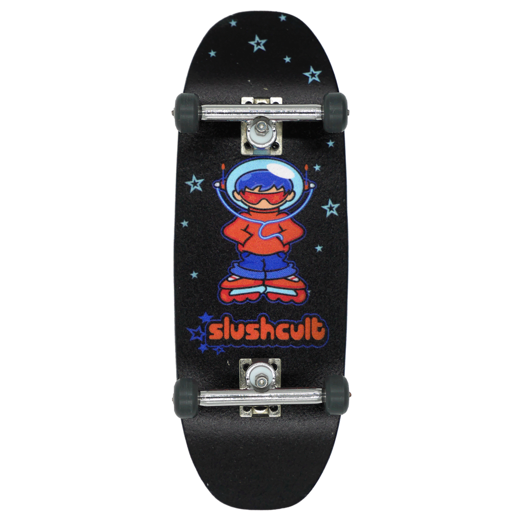 SLUSHCULT GROM SERIES STICKER SPACE GRIND FOAM GRIPTAPE FINGERBOARD COMPLETE 34 X 98