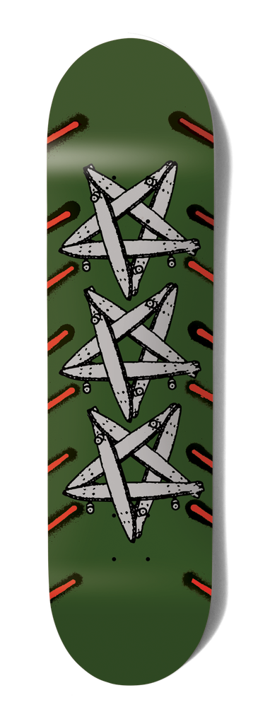 CRAILTAP CRAILAGRAM ARMY TWIN TAIL DECK 8.25