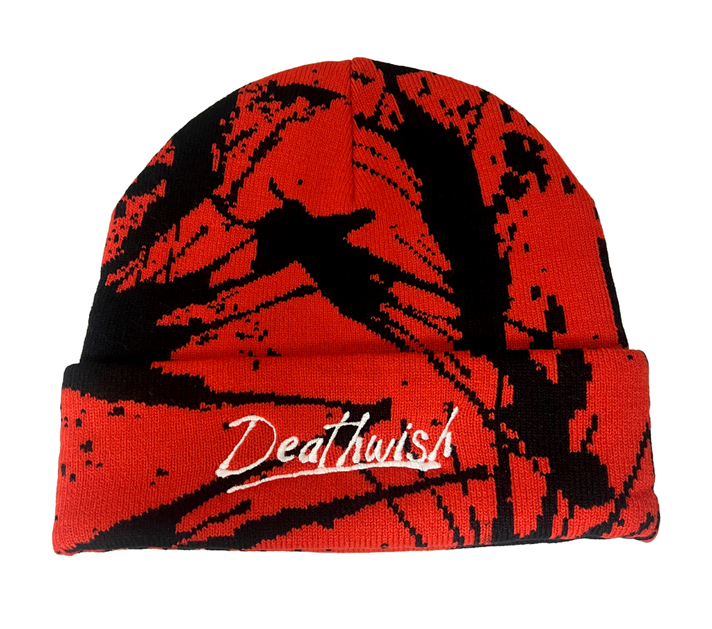 DEATHWISH KUMATE BEANIE RED/BLACK