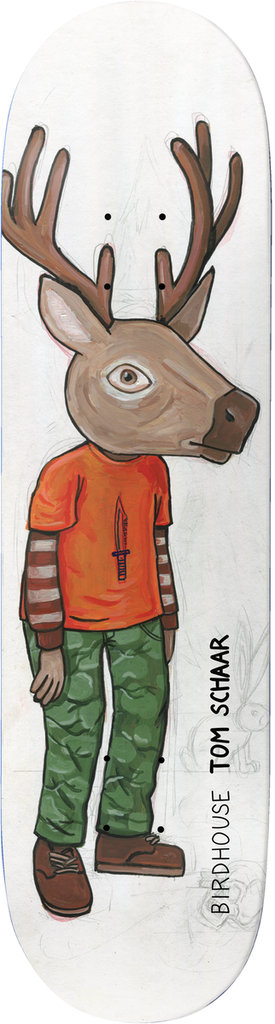 BIRDHOUSE TOM SCHAAR INTERSPECIES DECK 8.25