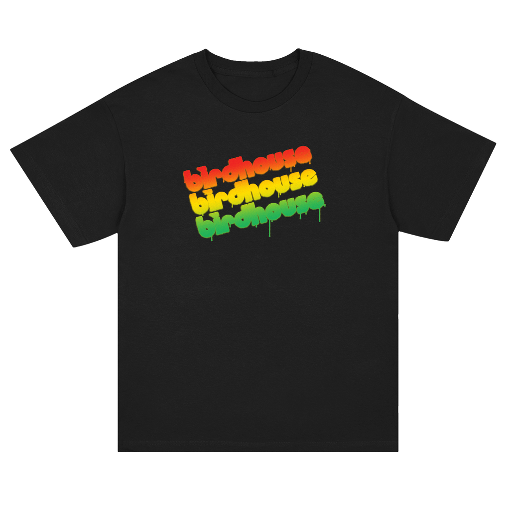 BIRDHOUSE TRIPLE STACK RASTA BLACK SS XL