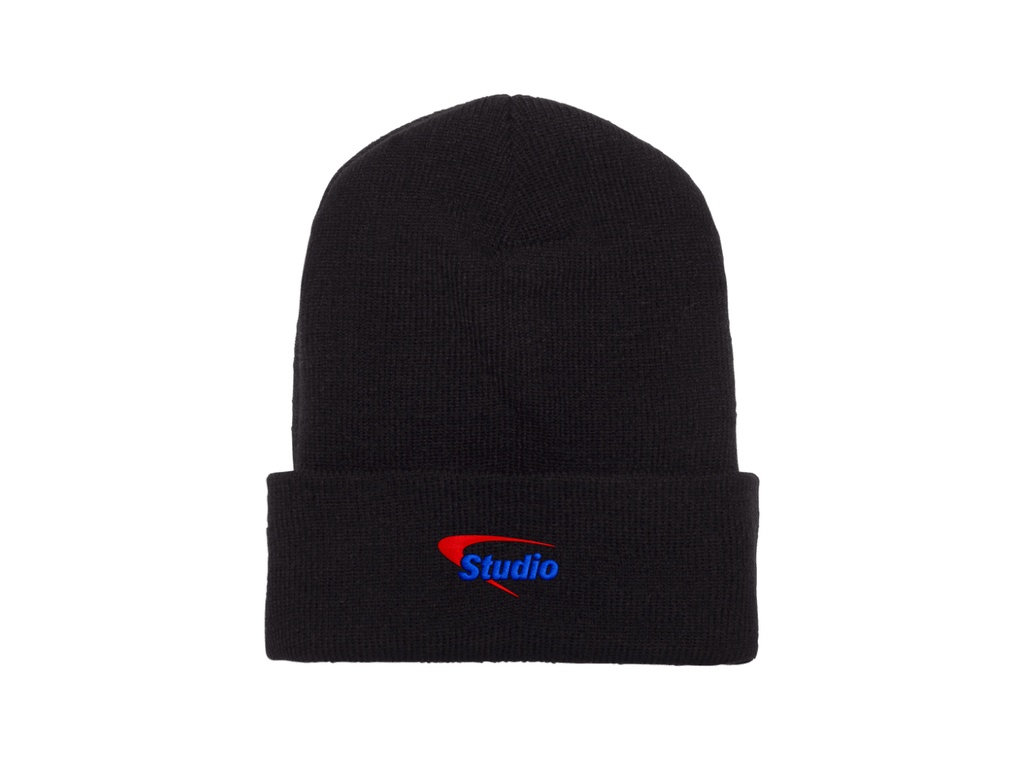STUDIO LOGITEK CUFFED BEANIE BLACK