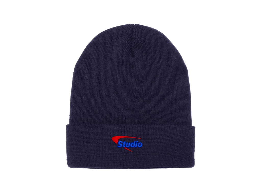STUDIO LOGITEK CUFFED BEANIE NAVY