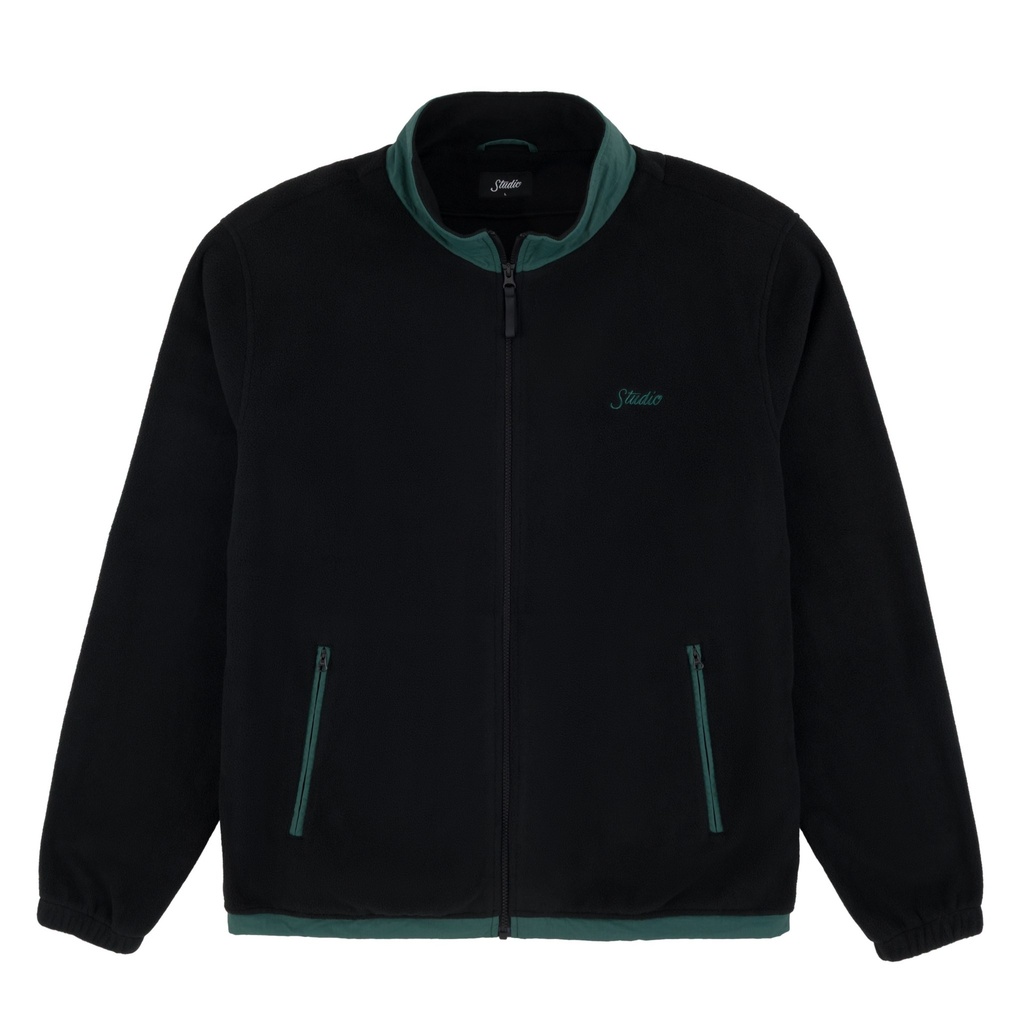 STUDIO PEACE FLEECE BLACK/HUNTER POLAR FLEECE HZ/SWT M