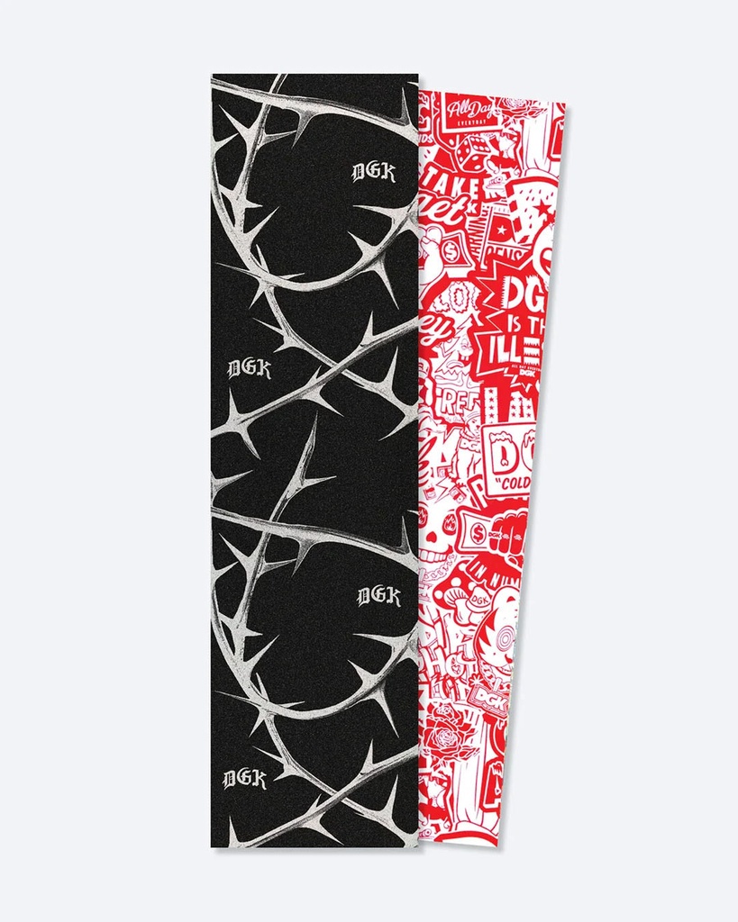 DGK THORNS GRIP TAPE SHEET 9.00 X 33.00