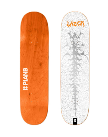 PLAN B LAZER CRAWFORD SPINAL MIRROR FOIL DECK 8.5