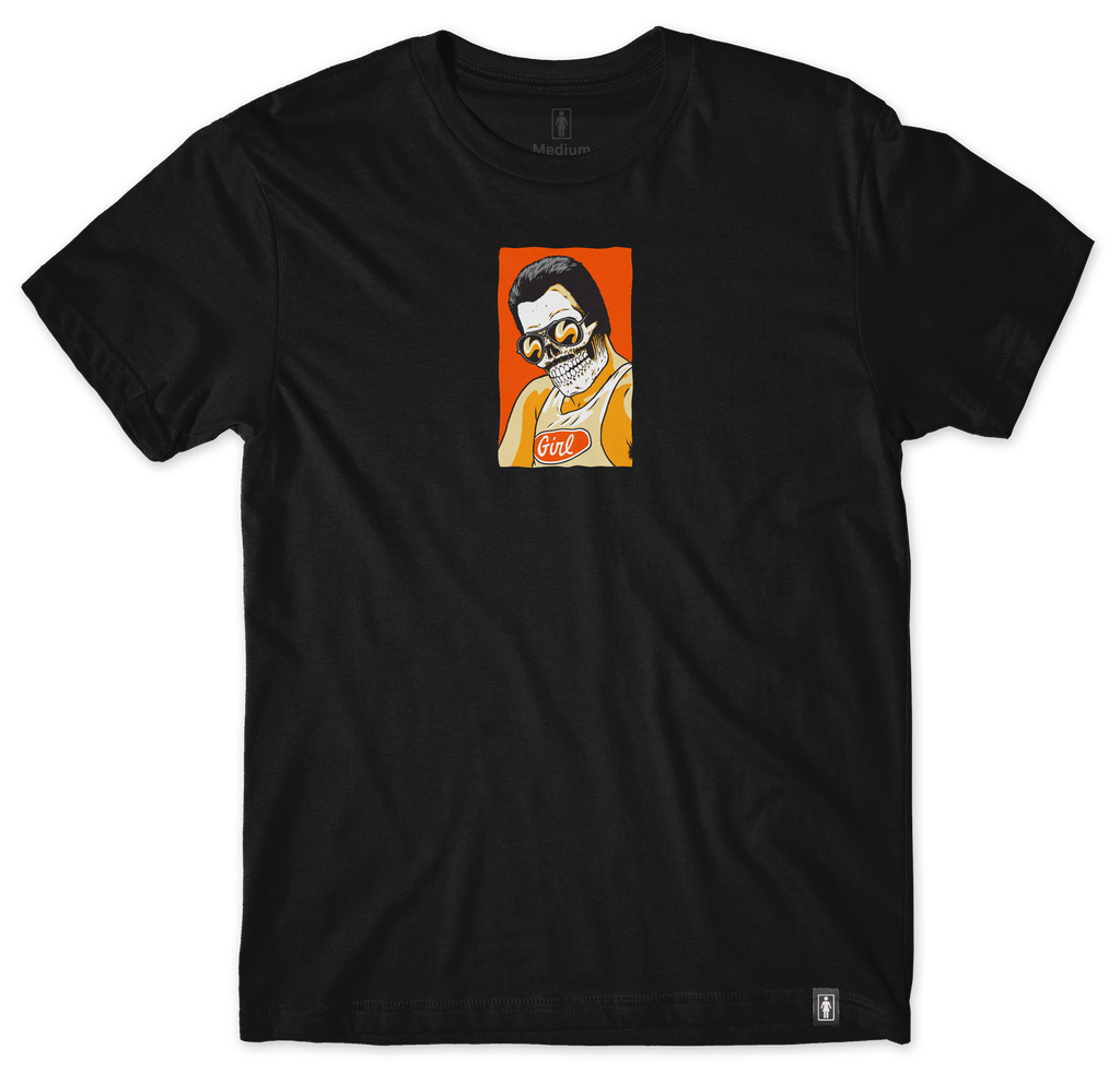 GIRL SKULL OF FAME MERCURY SKULL TAR/ORANGE SS M