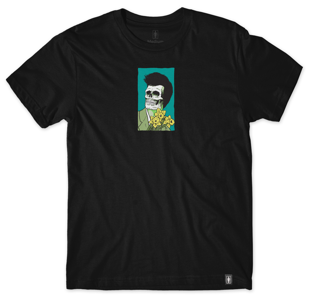 GIRL SKULL OF FAME MORRISSEY SKULL TAR/TURQUOISE SS L