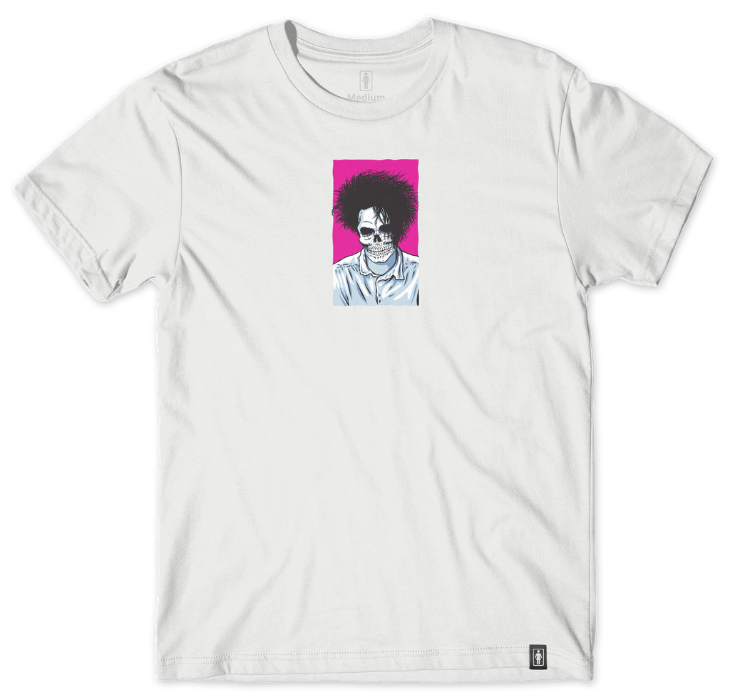 GIRL SKULL OF FAME SMITH SKULL WHITE/PINK SS L