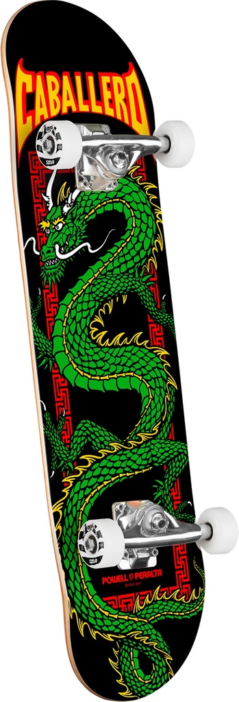 POWELL CABALLERO CHINESE DRAGON BLACK/GREEN COMPLETE 7.5 X 28.65